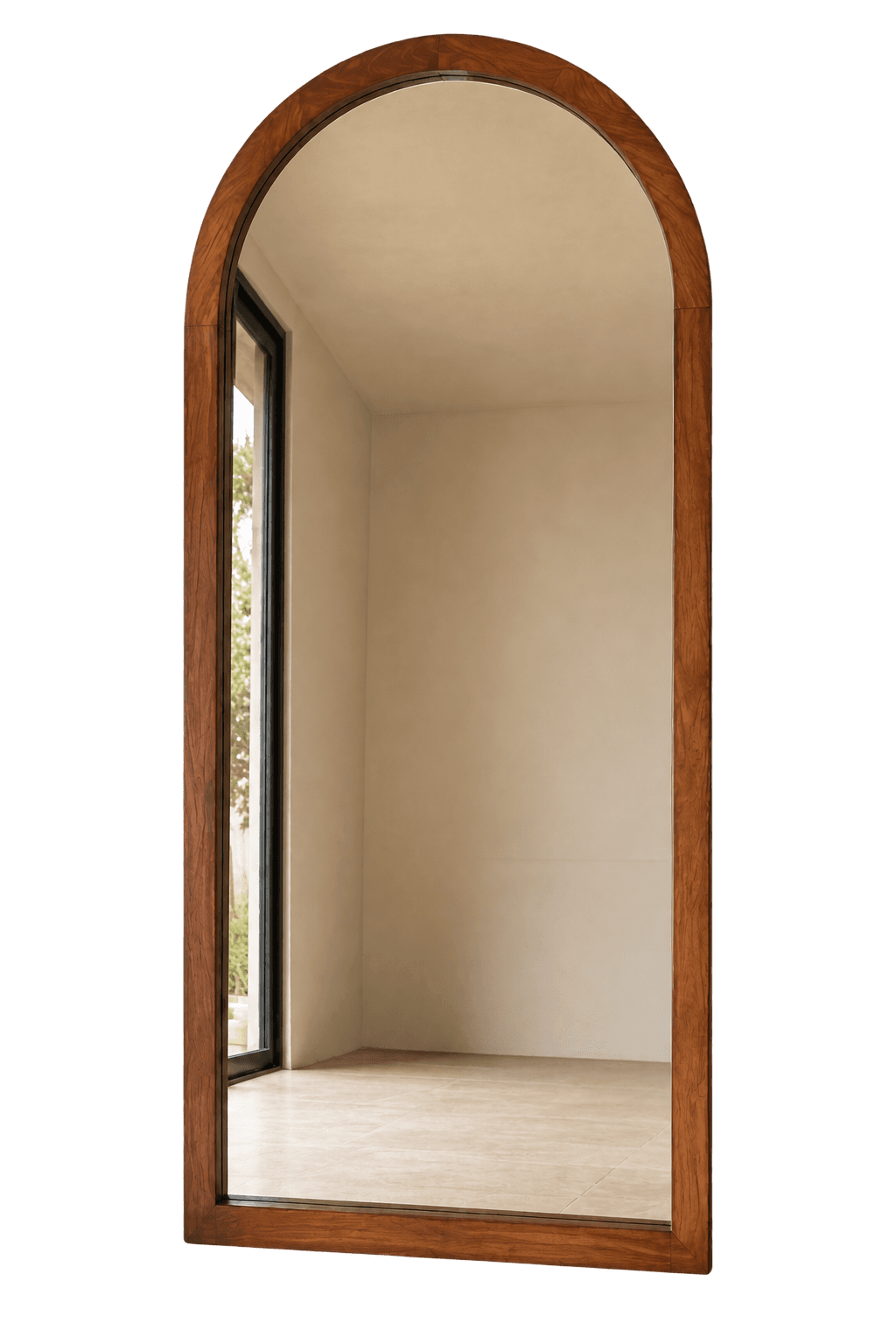 Miroir arche en bois