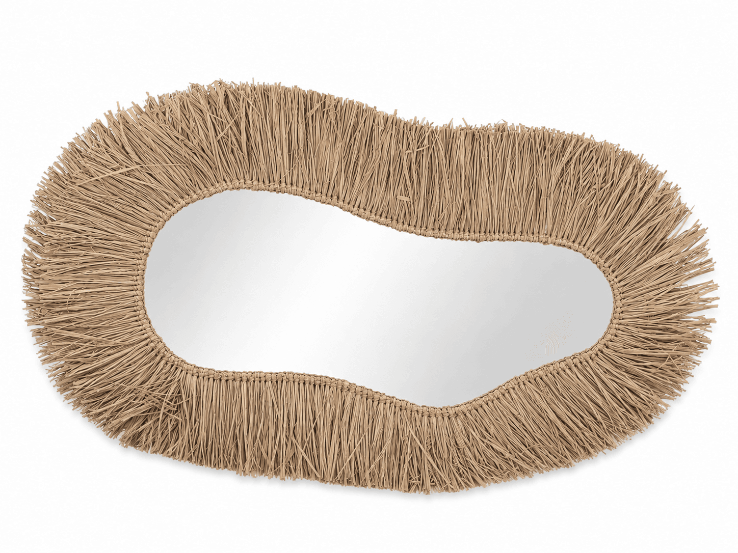 Miroir organique en fibres naturelles