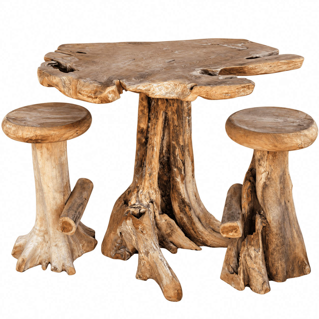 Bar sculptural en Suar