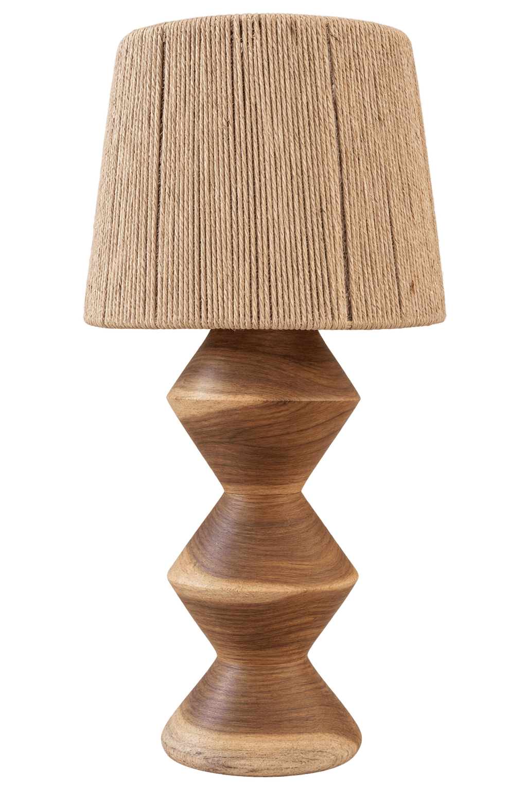 Lampe totem en bois