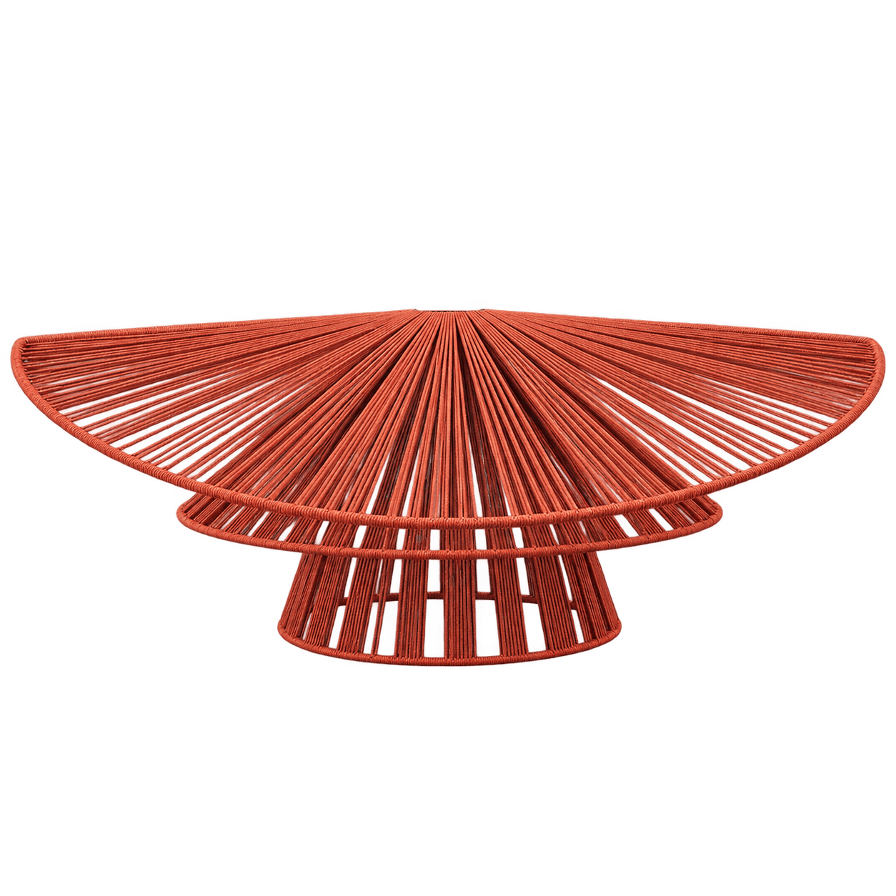 Suspension éventail terracotta